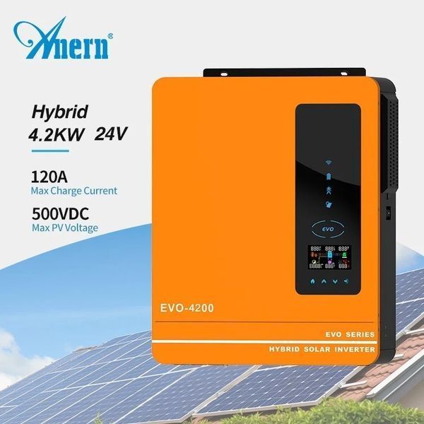 Гібридний інвертор Anern AN-SCI-EVO-4200 (WI-FI), 24 В, 4200 Вт TR-42-00161 фото